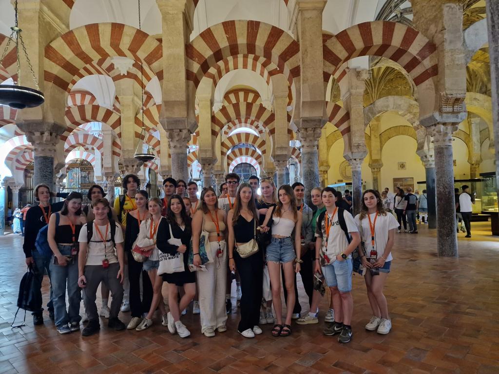 Photo de groupe en Andalousie