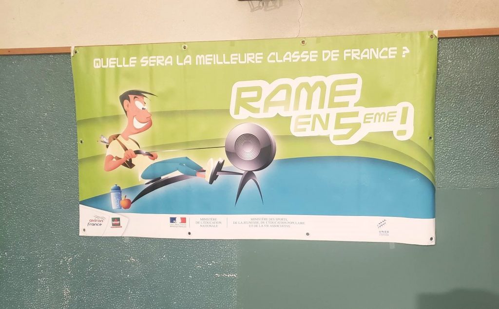 Affiche concours "Rame en 5ème"