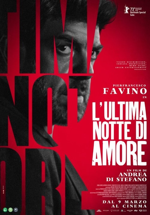 Affiche cinéma italien : "L'ultima notte di amore"