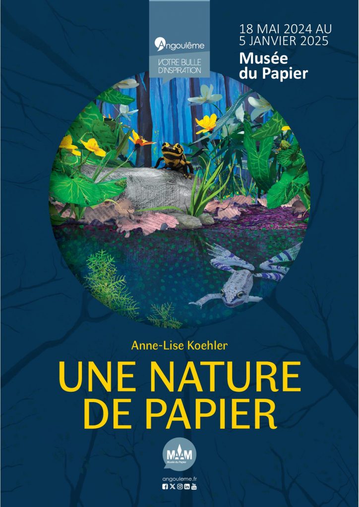 Affiche exposition "Une nature de papier"
