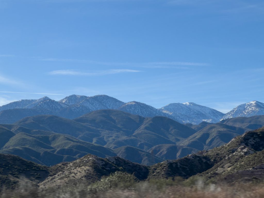Los Angeles : vue sur les monts San Gabriel