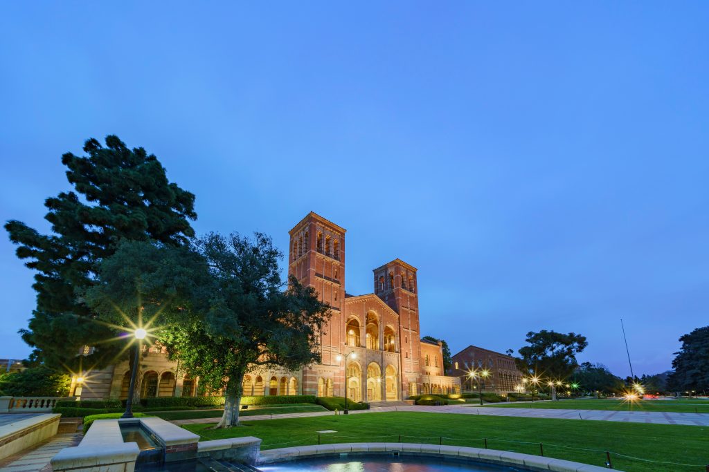 UCLA by night