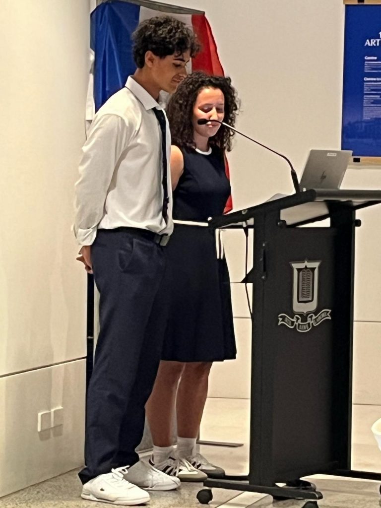 Discours de remerciements et d'aurevoir à BGGS