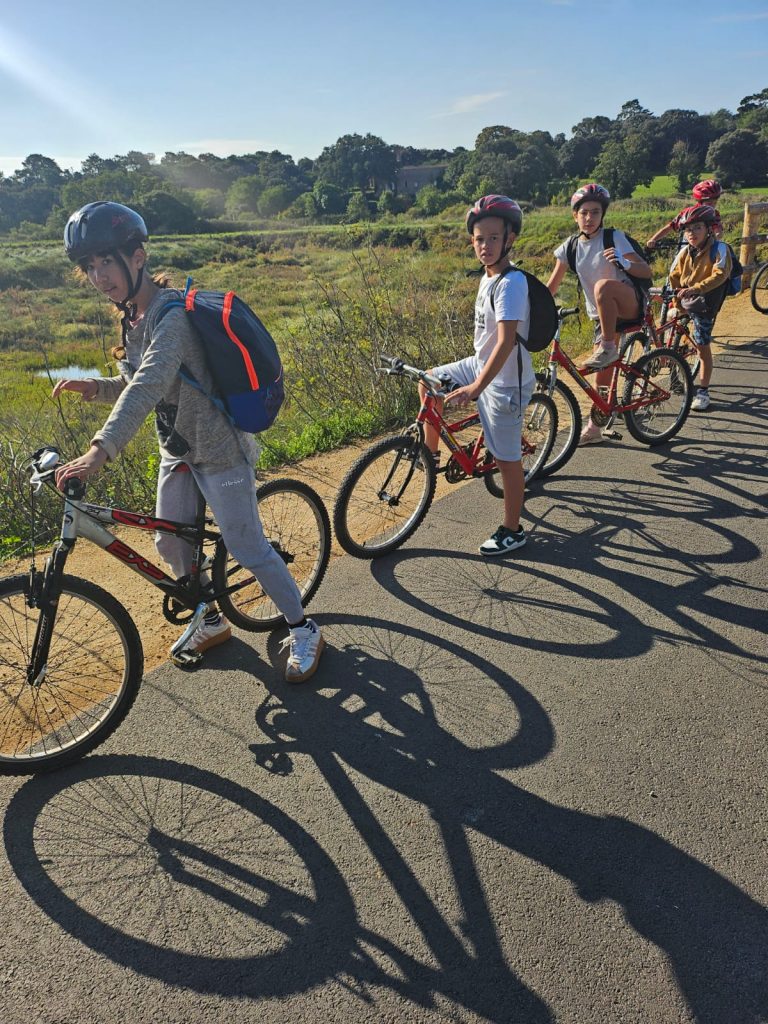 intégration : sur les routes en VTT