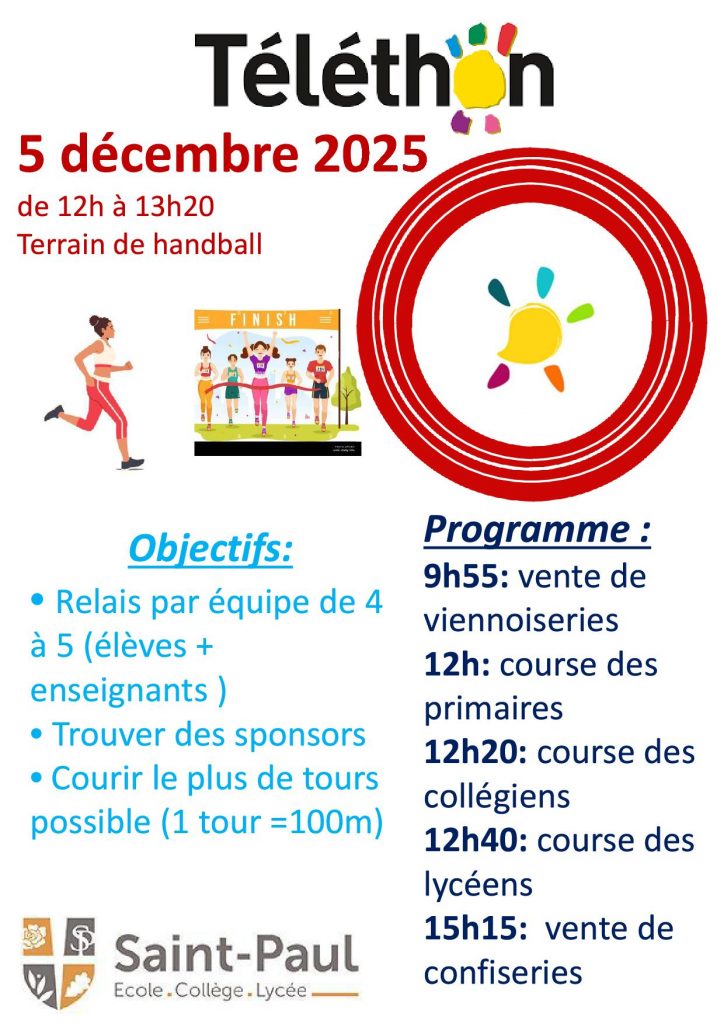 Affiche programme Téléthon 2025