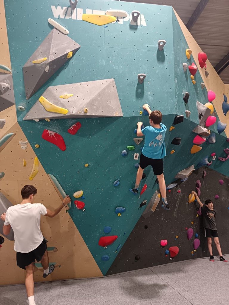 Sport : bloc d'escalade