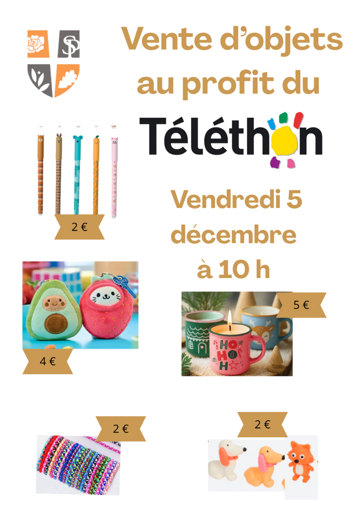 Téléthon vente d'objets
