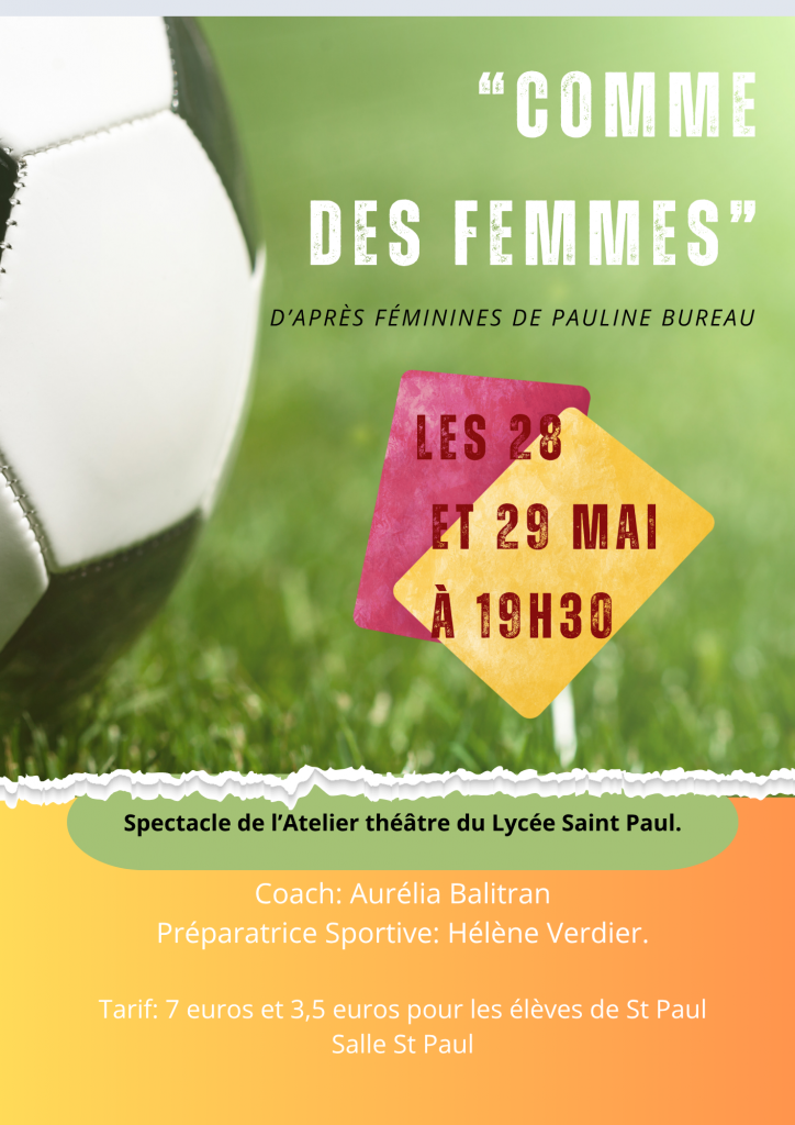 Affiche théâtre Lycée