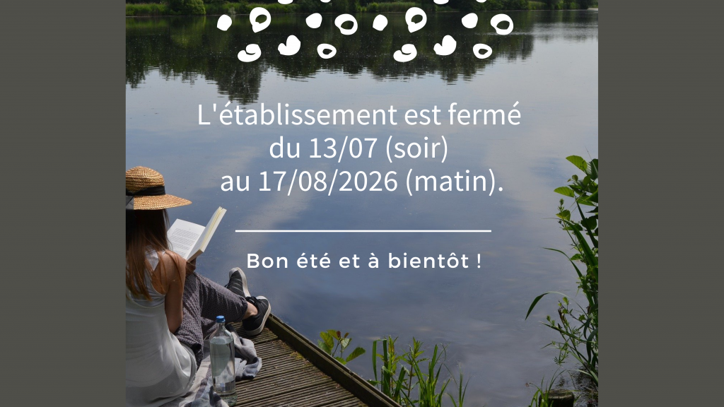 Annonce fermeture estivale